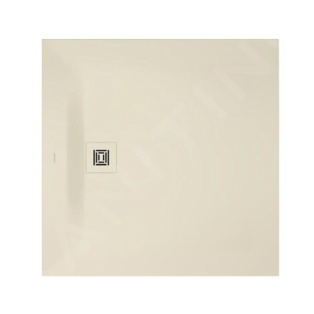 Duravit Sustano - Receveur de douche 1000x1000 mm, DuraSolid, crème matte 720275620000000