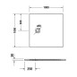 Duravit Sustano - Receveur de douche 1000x1000 mm, DuraSolid, crème matte 720275620000000