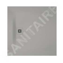 Duravit Sustano - Receveur de douche 1000x1000 mm, DuraSolid, gris mat 720275630000000