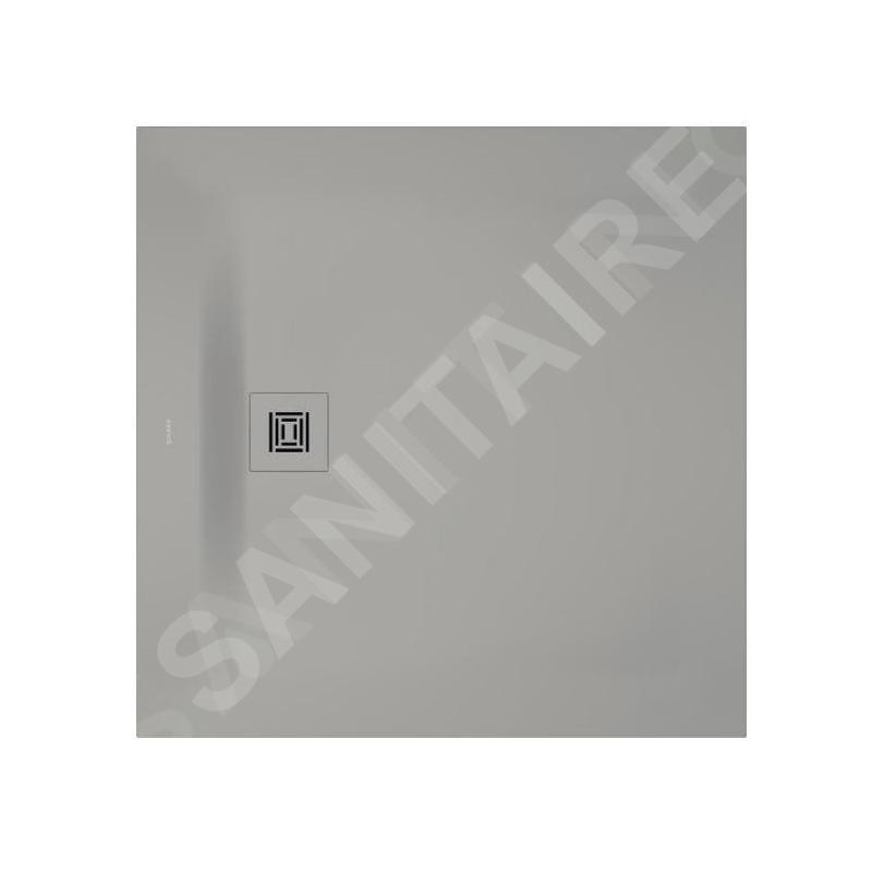 Duravit Sustano - Receveur de douche 1000x1000 mm, DuraSolid, gris mat 720275630000000