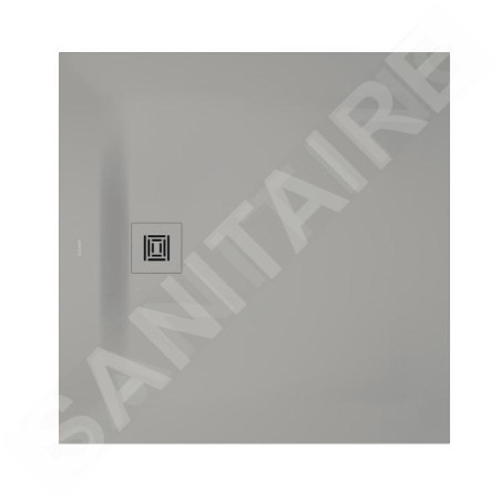 Duravit Sustano - Receveur de douche 1000x1000 mm, DuraSolid, gris mat 720275630000000