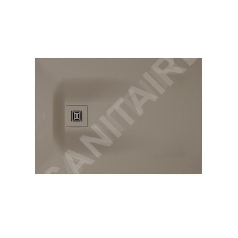 Duravit Sustano - Receveur de douche, 1000x700 mm, DuraSolid, beige mat 720272640000000