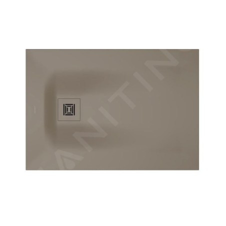 Duravit Sustano - Receveur de douche, 1000x700 mm, DuraSolid, beige mat 720272640000000