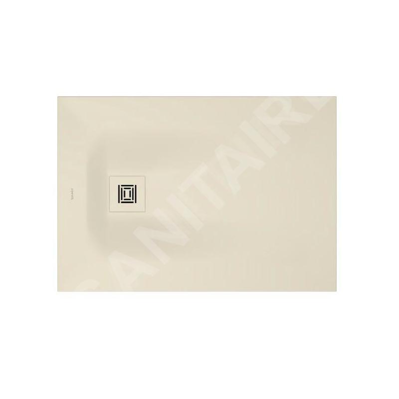 Duravit Sustano - Receveur de douche 1000x700 mm, DuraSolid, crème matte 720272620000000