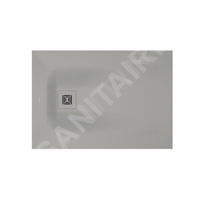 Duravit Sustano - Receveur de douche 1000x700 mm, DuraSolid, gris mat 720272630000000