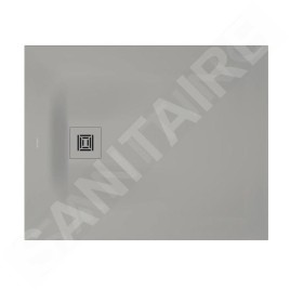 Duravit Sustano - Receveur de douche 1000x800 mm, DuraSolid, gris mat 720273630000000