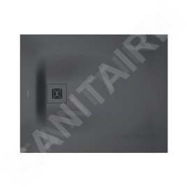 Duravit Sustano - Receveur de douche 1000x800 mm, DuraSolid, gris foncé mat 720273650000000