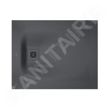 Duravit Sustano - Receveur de douche 1000x800 mm, DuraSolid, gris foncé mat 720273650000000