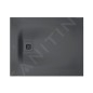 Duravit Sustano - Receveur de douche 1000x800 mm, DuraSolid, gris foncé mat 720273650000000