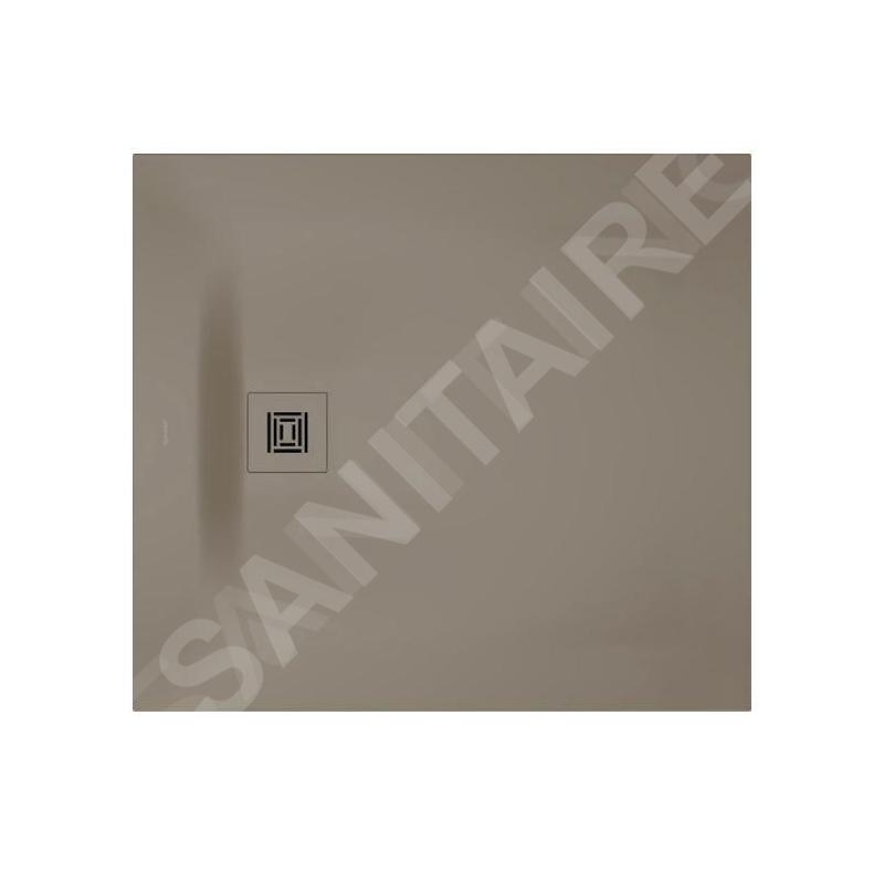 Duravit Sustano - Receveur de douche 1000x900 mm, DuraSolid, crème matte 720274640000000
