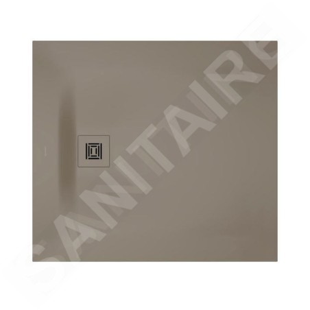 Duravit Sustano - Receveur de douche 1000x900 mm, DuraSolid, crème matte 720274640000000