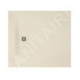 Duravit Sustano - Receveur de douche 1000x900 mm, DuraSolid, crème matte 720274620000000