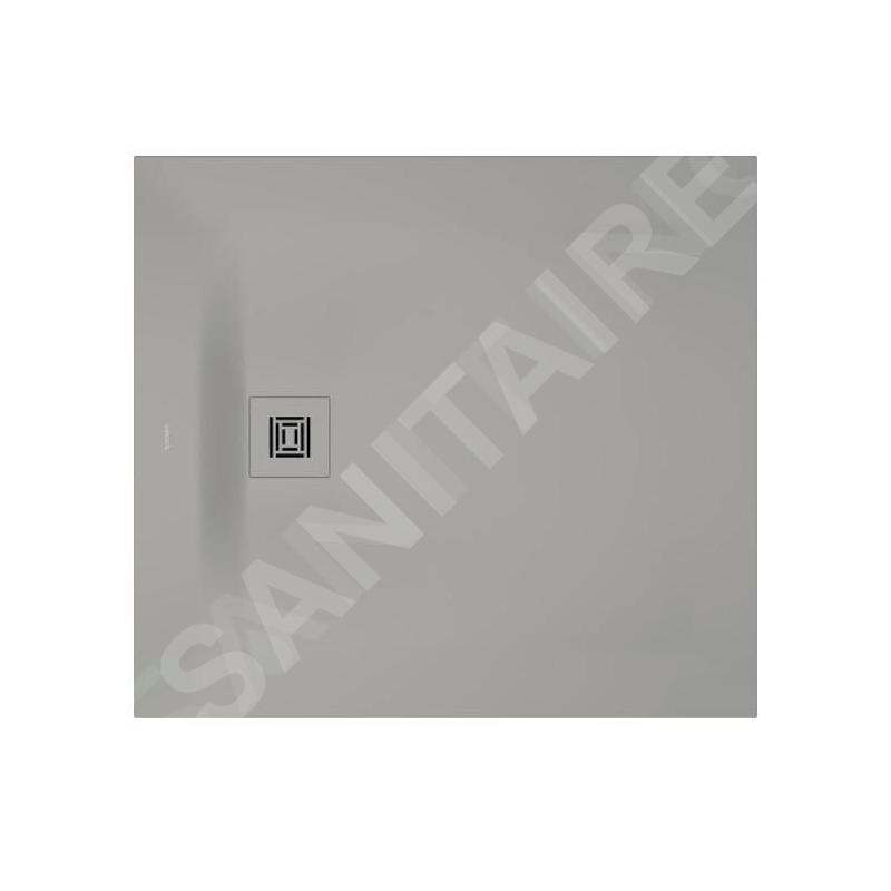 Duravit Sustano - Receveur de douche 1000x900 mm, DuraSolid, gris mat 720274630000000