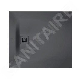 Duravit Sustano - Receveur de douche 1000x900 mm, DuraSolid, gris foncé mat 720274650000000