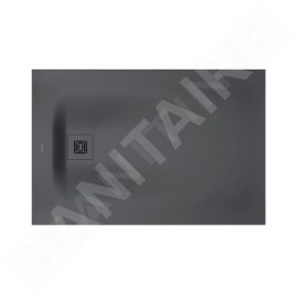 Duravit Sustano - Receveur de douche 1200x800 mm, DuraSolid, gris foncé mat 720276650000000