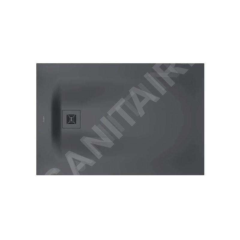Duravit Sustano - Receveur de douche 1200x800 mm, DuraSolid, gris foncé mat 720276650000000