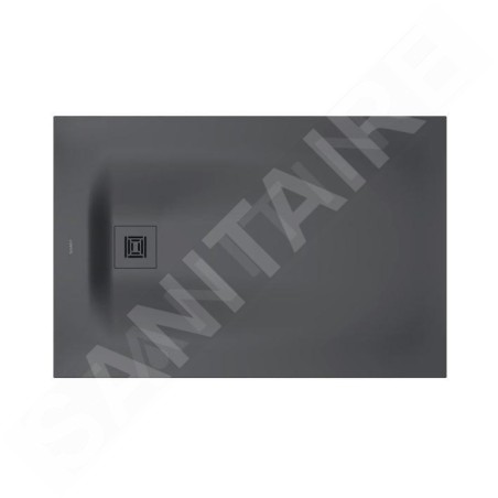 Duravit Sustano - Receveur de douche 1200x800 mm, DuraSolid, gris foncé mat 720276650000000