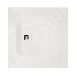 Duravit Sustano - Receveur de douche 800x800 mm, DuraSolid, blanc brillant 720269730000000
