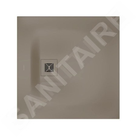 Duravit Sustano - Receveur de douche 800x800 mm, DuraSolid, beige mat 720269640000000