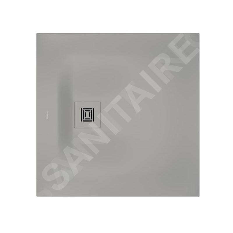 Duravit Sustano - Receveur de douche 800x800 mm, DuraSolid, gris mat 720269630000000