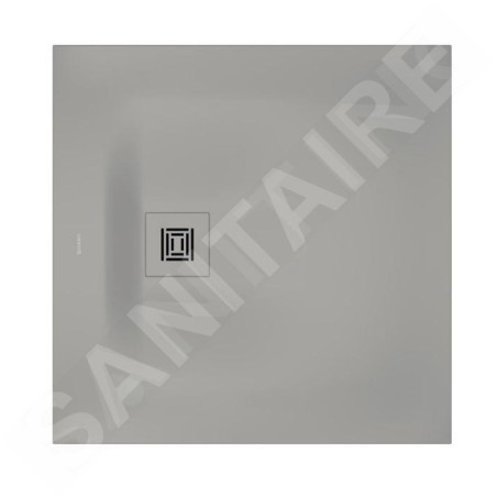Duravit Sustano - Receveur de douche 800x800 mm, DuraSolid, gris mat 720269630000000
