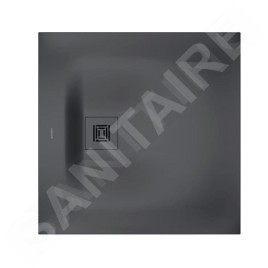 Duravit Sustano - Receveur de douche 800x800 mm, DuraSolid, gris foncé mat 720269650000000