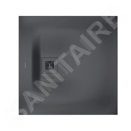Duravit Sustano - Receveur de douche 800x800 mm, DuraSolid, gris foncé mat 720269650000000