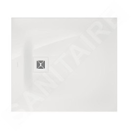 Duravit Sustano - Receveur de douche 900x800 mm, DuraSolid, blanc brillant 720270730000000