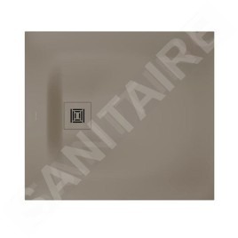 Duravit Sustano - Receveur de douche 900x800 mm, DuraSolid, beige mat 720270640000000