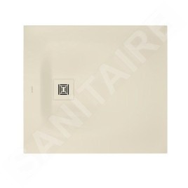 Duravit Sustano - Receveur de douche 900x800 mm, DuraSolid, crème matte 720270620000000