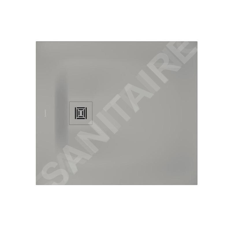 Duravit Sustano - Receveur de douche 900x800 mm, DuraSolid, gris mat 720270630000000