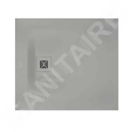Duravit Sustano - Receveur de douche 900x800 mm, DuraSolid, gris mat 720270630000000