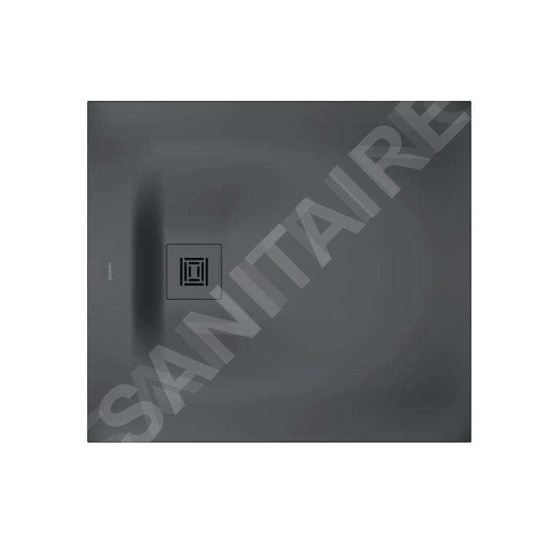 Duravit Sustano - Receveur de douche 900x800 mm, DuraSolid, gris foncé mat 720270650000000
