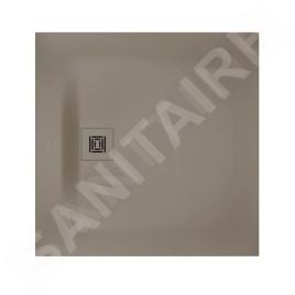 Duravit Sustano - Receveur de douche, 900x900 mm, DuraSolid, beige mat 720271640000000