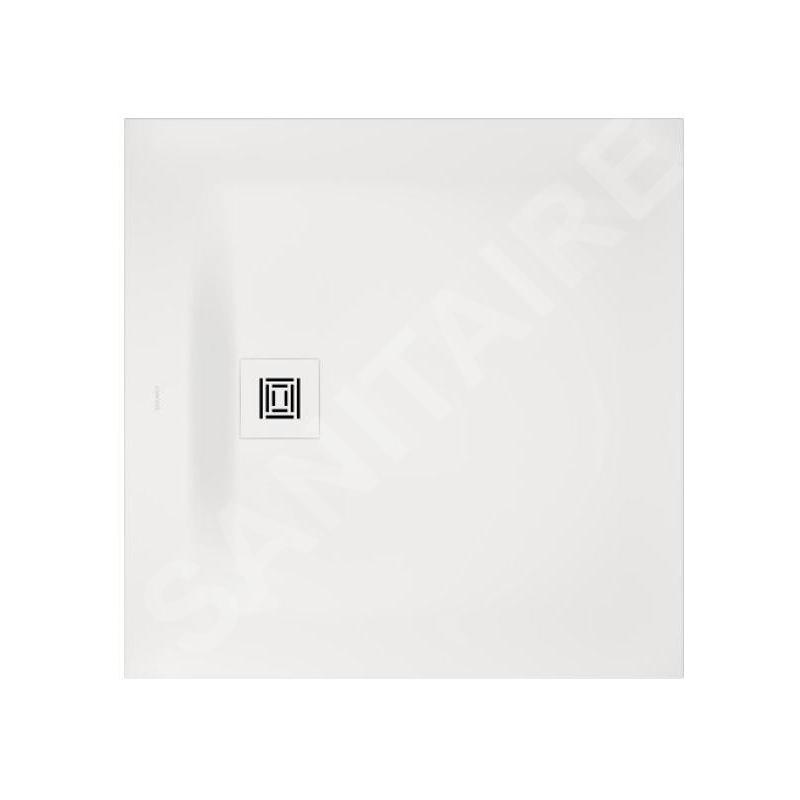 Duravit Sustano - Receveur de douche 900x900 mm, DuraSolid, blanc mat 720271740000000