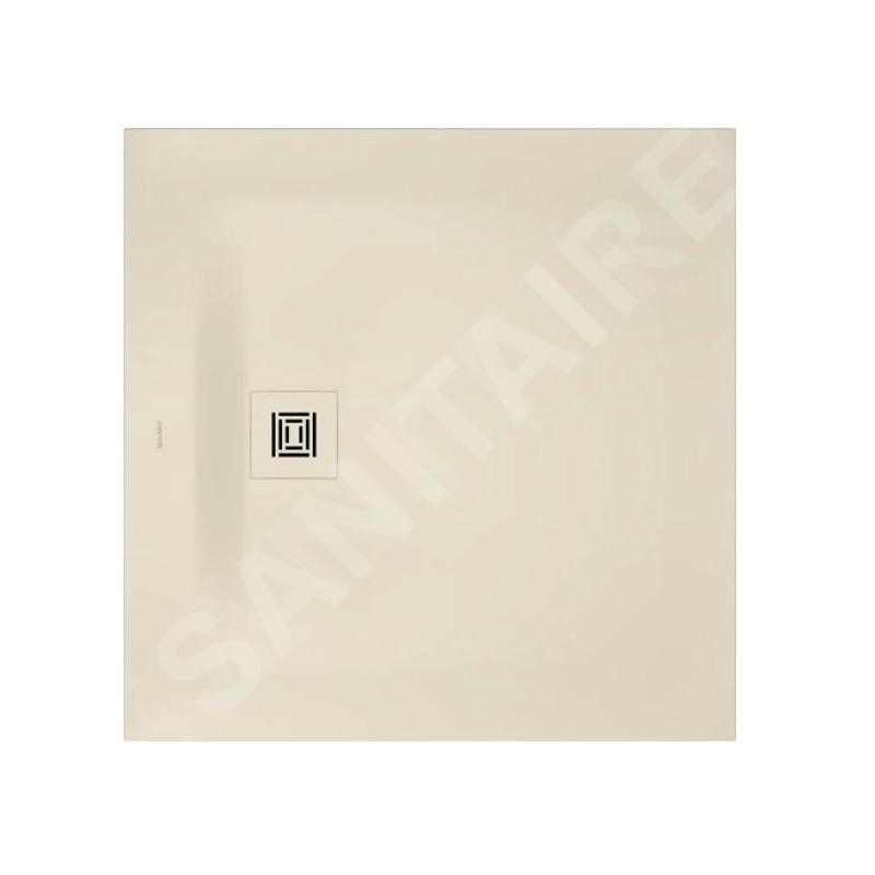 Duravit Sustano - Receveur de douche 900x900 mm, DuraSolid, crème matte 720271620000000