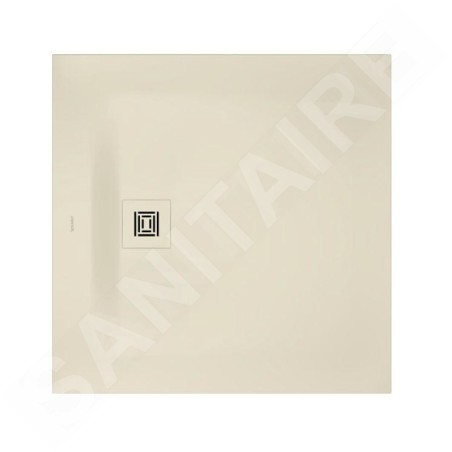 Duravit Sustano - Receveur de douche 900x900 mm, DuraSolid, crème matte 720271620000000
