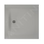 Duravit Sustano - Receveur de douche 900x900 mm, DuraSolid, gris mat 720271630000000