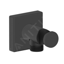 Duravit Accessoires - Coude de raccordement de douche, noir mat UV0630010046