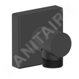 Duravit Accessoires - Coude de raccordement de douche, noir mat UV0630011046