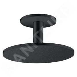 Axor Programme de douche - Douche de tête 300 mm avec connexion, 2 jets, noir mat 35304670