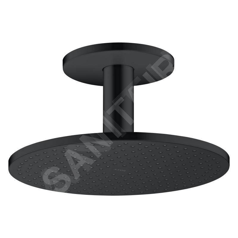 Axor Programme de douche - Douche de tête 300 mm avec connexion, 2 jets, noir mat 35304670