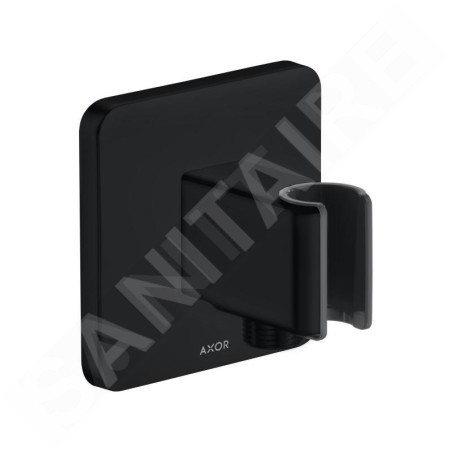 Axor Programme de douche - Coude de raccordement de douche avec support, noir mat 11626670