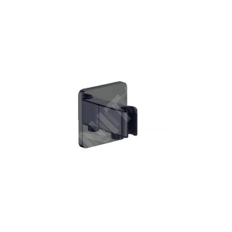 Axor Programme de douche - Coude de raccordement de douche avec support, chrome noir brossé 11626340