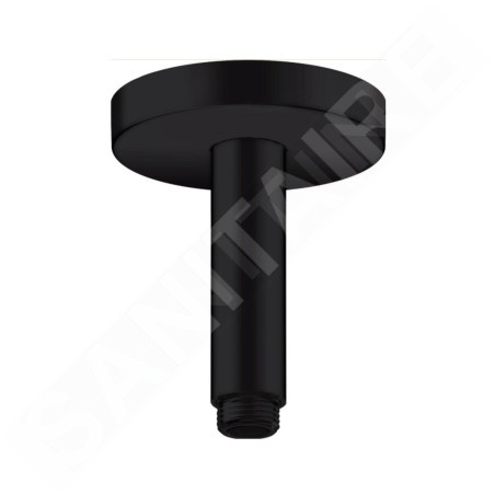 Axor Programme de douche - Bras de douche de plafond, 100 mm, noir mat 26432670