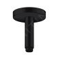 Axor Programme de douche - Bras de douche de plafond, 100 mm, noir mat 26432670