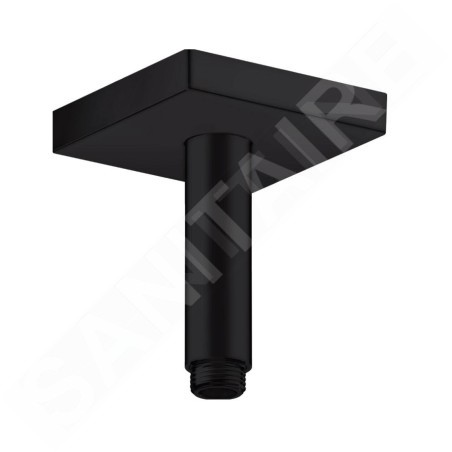 Axor Programme de douche - Bras de douche de plafond, 100 mm, noir mat 26437670