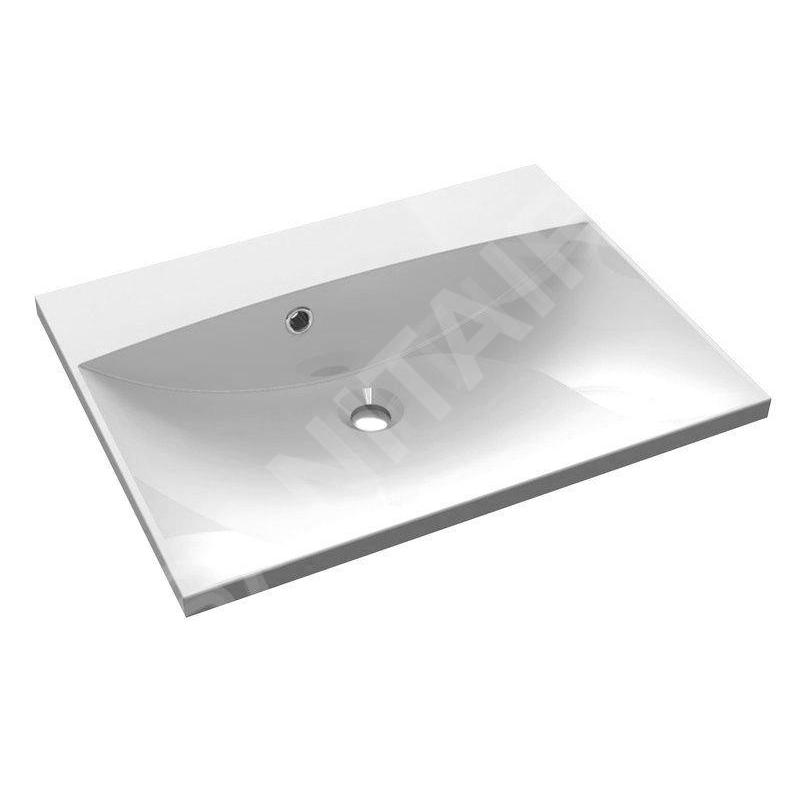 Sapho Maria - Lavabo 600x460 mm, avec trop plein, sans trou pour mitigeur, blanc MA060-0 Sapho Maria - Lavabo 600x460 mm, avec trop plein, sans trou pour mitigeur, blanc MA060-0