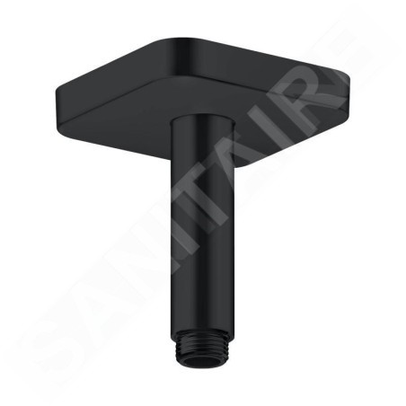 Axor Programme de douche - Bras de douche de plafond, 100 mm, noir mat 26965670