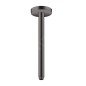 Axor Programme de douche - Bras de douche de plafond, 300 mm, chrome noir brossé 26433340